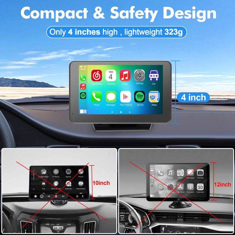 PASLDA 2026 Upgraded Wireless CarPlay Screen