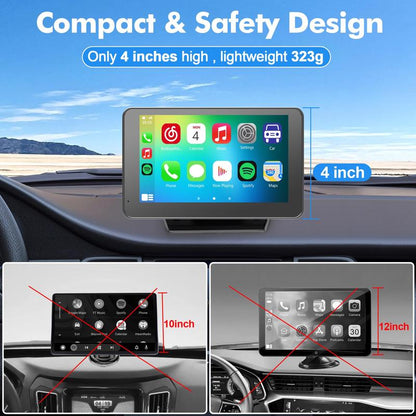 PASLDA 2026 Upgraded Wireless CarPlay Screen